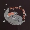 Momenti Pyjamas | Womens Black Koala Cropped Pyjamas