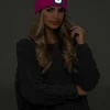 Storm Ridge Hats | Womens Led Light Beanie Hat - Hot Pink