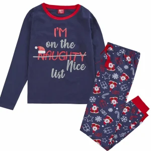 * Pyjamas | Womens Naughty List Christmas Pyjamas
