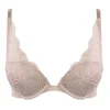 Wonderbra Bras | Triangle Push Up Lace Bra - Creamy Pearl