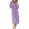 * Dressing Gowns | Wrap Towelling Dressing Gown - Lilac