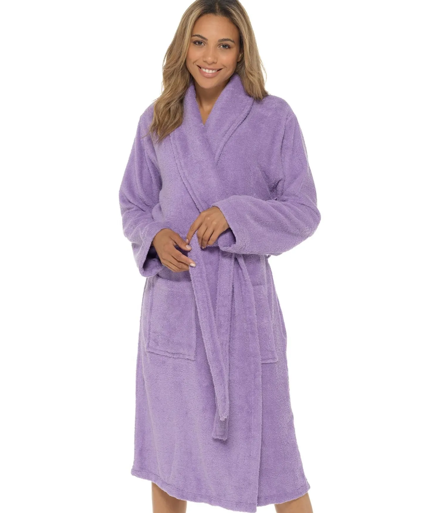 wrap_towelling_dressing_1.webp * Dressing Gowns | Wrap Towelling Dressing Gown - Lilac
