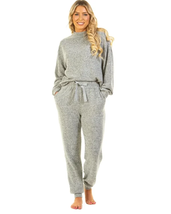 Wysteria Lane Pyjamas | Lush Lounge Pyjamas - Grey